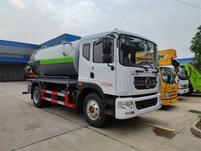 抽吸運(yùn)輸污水淤泥、糞便、沼液罐式車(chē)，國(guó)六排放吸污車(chē)抽吸快、適用面廣
